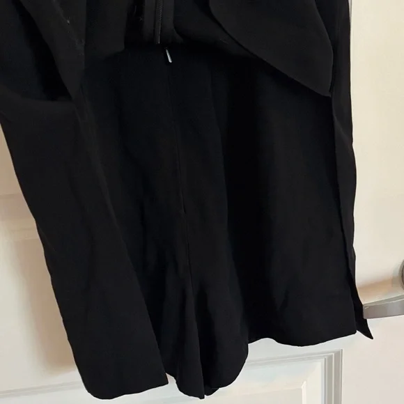 Banana Republic Black Sleeveless Romper | Wide Strap Back Zip - Picture 5 of 5